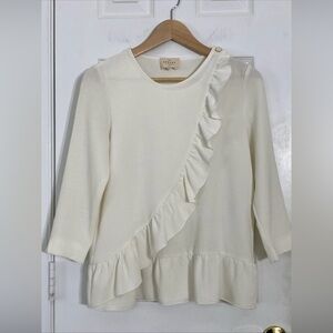Sézane Paris LADIES’ JERRY ECRU BLOUSE EU 34 US XS 0 VGC
